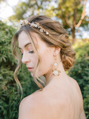 FLORES | floral wedding crown